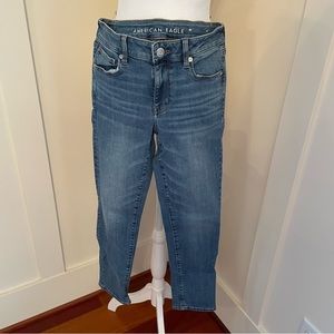 American Eagle Womens Skinny Stretch Denim Jeans 8 Short